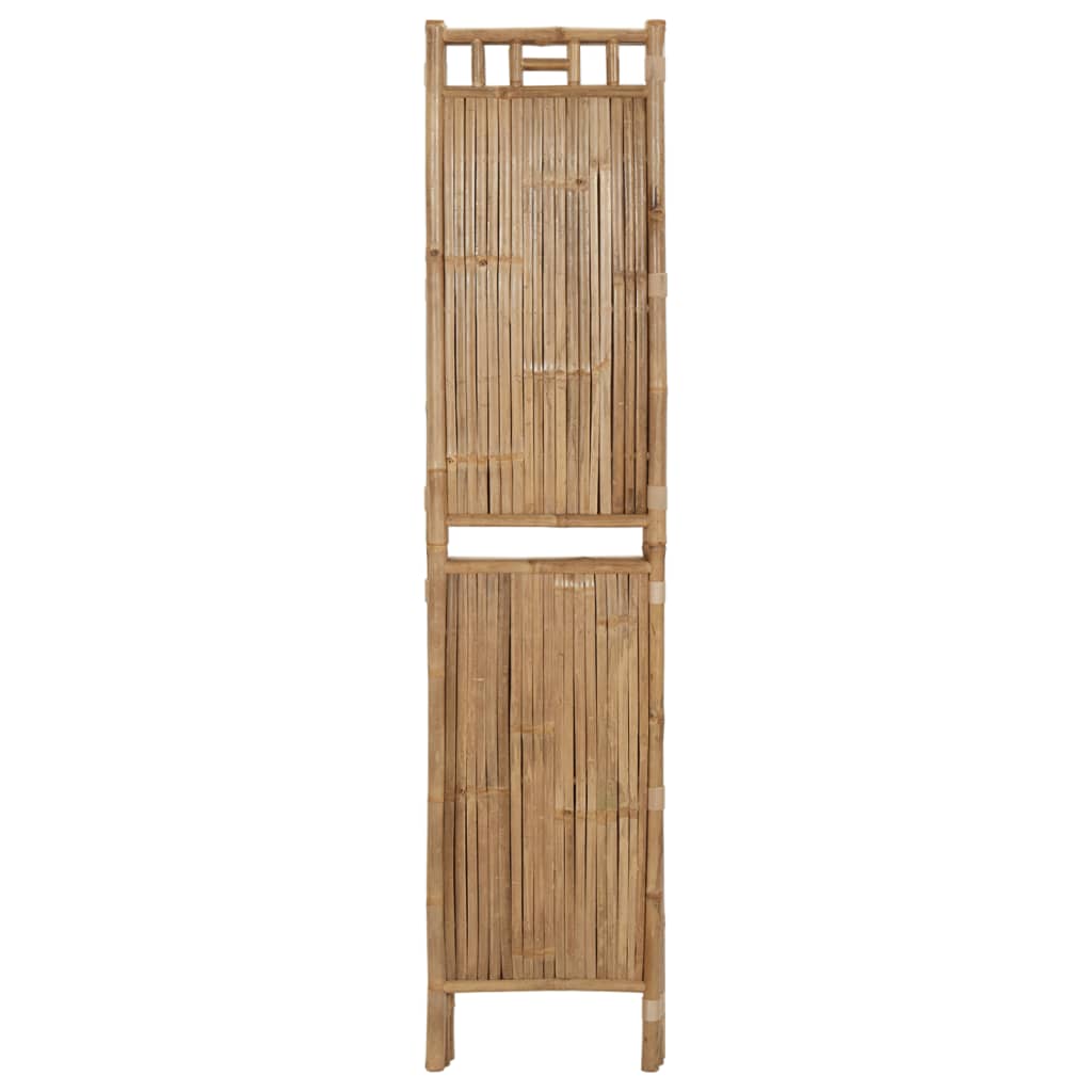 Bamboo 3-Panel Room Divider, Natural Finish, 120x180 cm