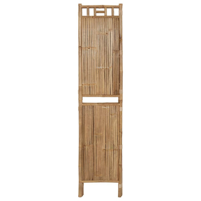 Bamboo 3-Panel Room Divider, Natural Finish, 120x180 cm