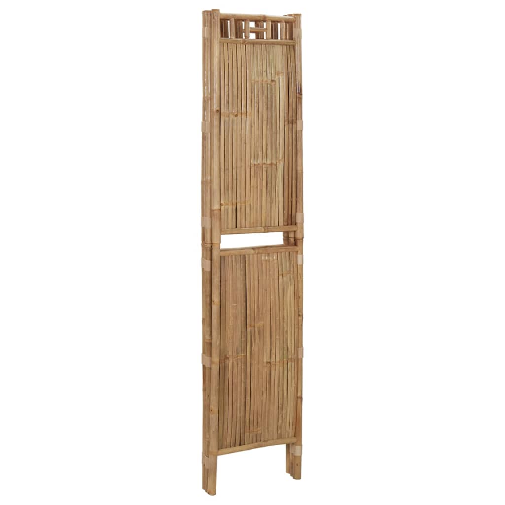 Bamboo 3-Panel Room Divider, Natural Finish, 120x180 cm