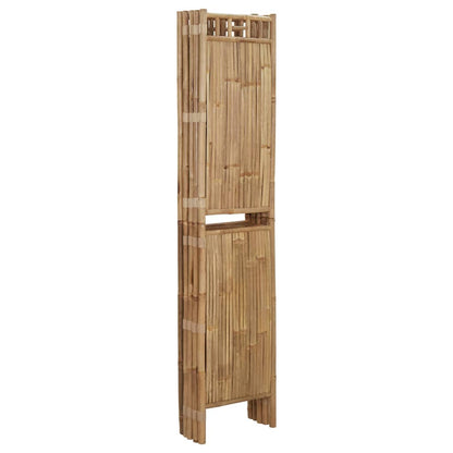 Bamboo 5-Panel Room Divider, Natural 200x180 cm Privacy Screen
