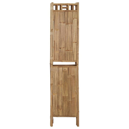 Bamboo 5-Panel Room Divider, Natural 200x180 cm Privacy Screen