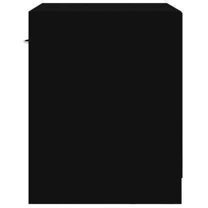 Black Bedside Cabinets 2 pcs with Drawer - Sleek & Stylish Design