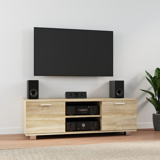 TV Cabinet Sonoma Oak 120x40.5x35 cm Engineered Wood