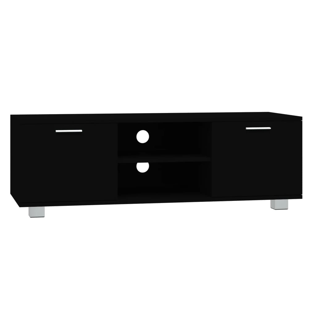 TV Cabinet Black 120x40.5x35 cm Engineered Wood