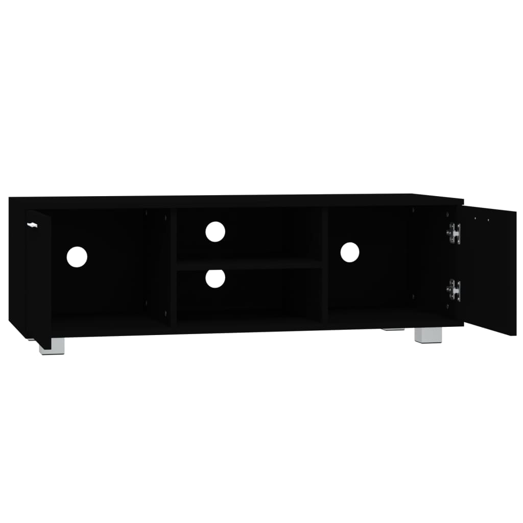 TV Cabinet Black 120x40.5x35 cm Engineered Wood