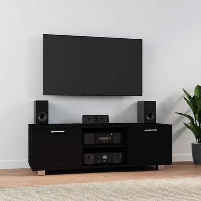 TV Cabinet Black 120x40.5x35 cm Engineered Wood