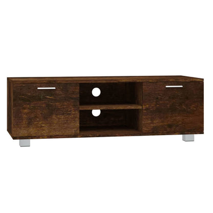 TV Cabinet Smoked Oak 120x40.5x35 cm Engineered Wood