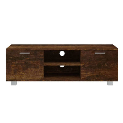 TV Cabinet Smoked Oak 120x40.5x35 cm Engineered Wood
