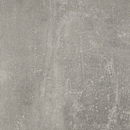 Concrete Grey Engineered Wood Desk with Drawer & Cabinet, 100x40x73 cm
