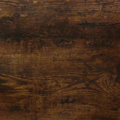 Desk with Drawer&Cabinet Smoked Oak 100x40x73 cm Engineered Wood