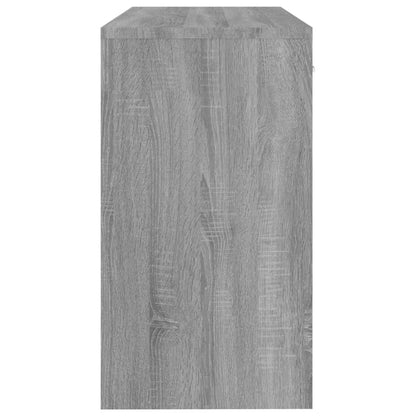 Grey Sonoma Desk with Drawer & Cabinet - 100x40x73 cm Wood