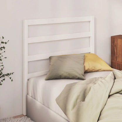 Solid Pine White Bed Headboard 96x4x100 cm - Elegant & Durable
