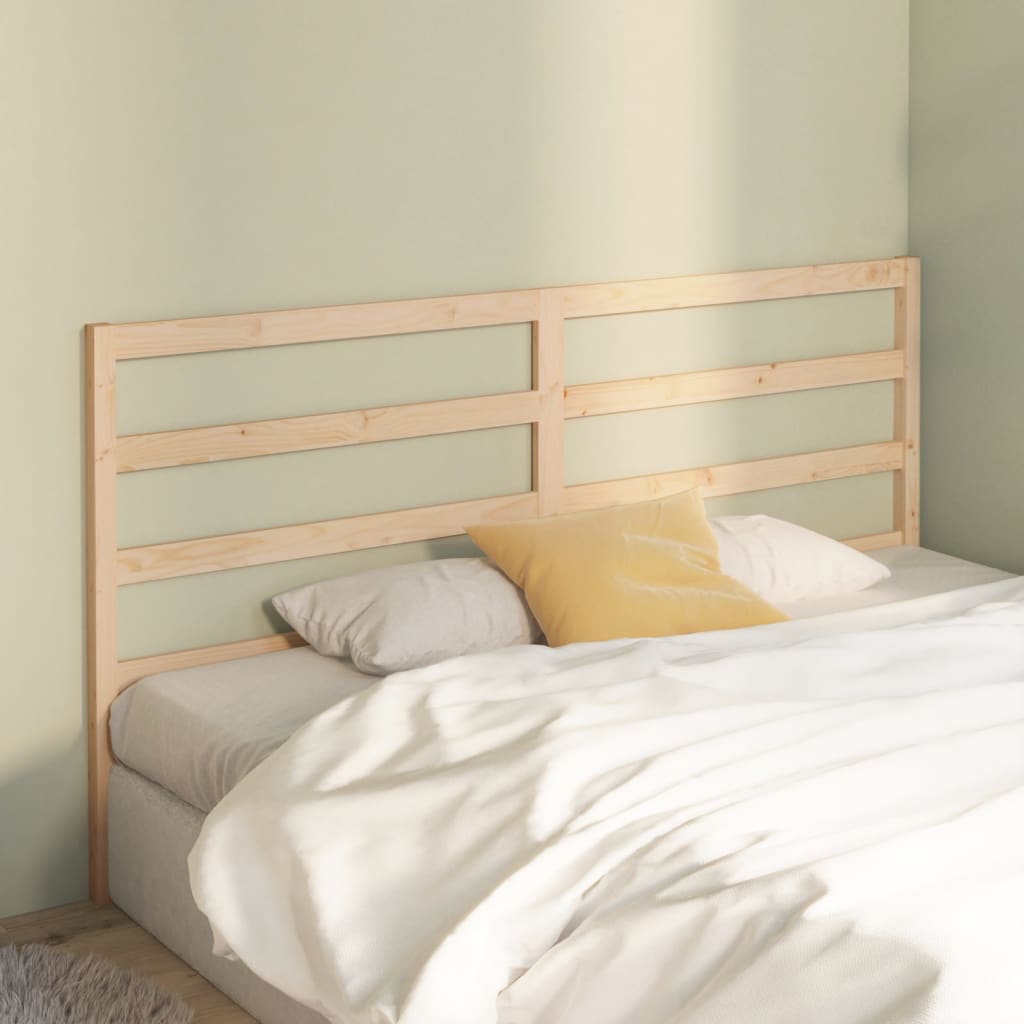 Solid Pine Bed Headboard 206x4x100 cm - Durable & Stylish Design