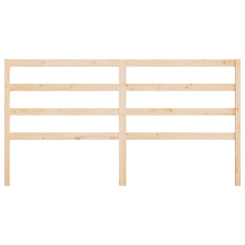 Solid Pine Bed Headboard 206x4x100 cm - Durable & Stylish Design