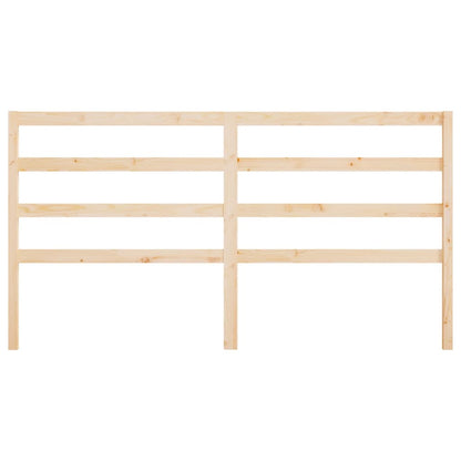Solid Pine Bed Headboard 206x4x100 cm - Durable & Stylish Design