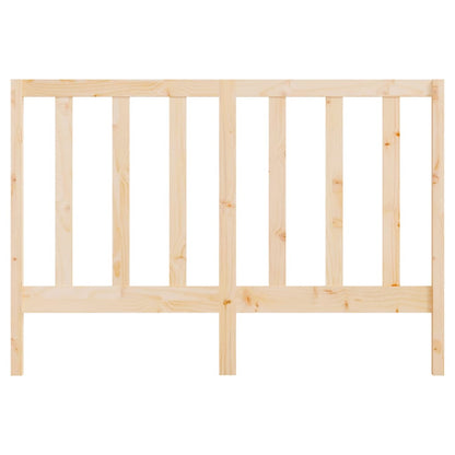 Solid Pine Wood Bed Headboard - 126x4x100 cm