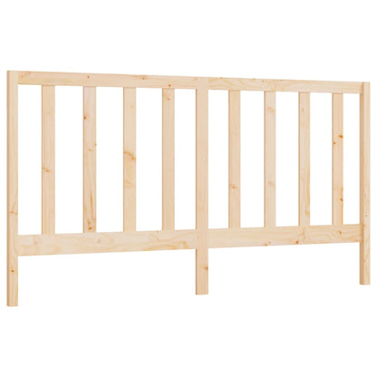 Solid Pine Wood Bed Headboard 206x4x100 cm - Durable & Stylish