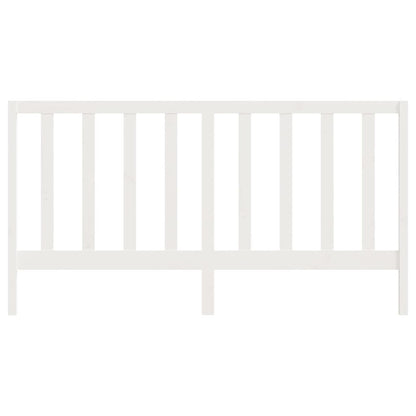 Solid Pine White Headboard 206x4x100 cm - Stylish & Durable