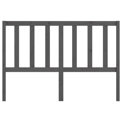 Solid Pine Grey Headboard - 146x4x100 cm | Stylish Bedroom Decor