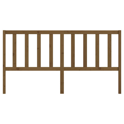 Solid Pine Bed Headboard - Honey Brown, 186x4x100 cm