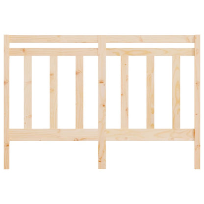 Solid Pine Wood Bed Headboard 126x4x100 cm - Rustic Elegance