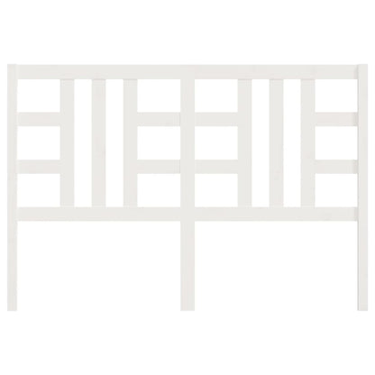 White Solid Pine Wood Headboard - 156x4x100 cm