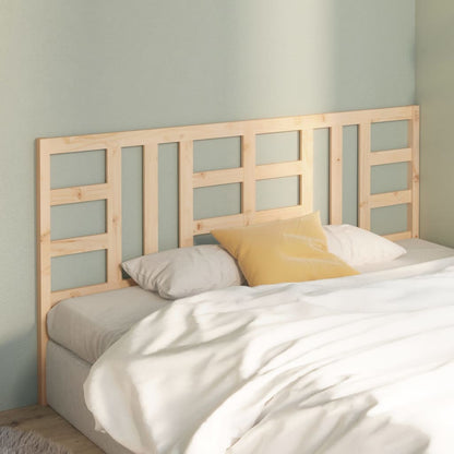 Solid Pine Wood Headboard 206x4x100 cm | Elegant Bedroom Focus