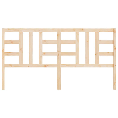 Solid Pine Wood Headboard 206x4x100 cm | Elegant Bedroom Focus
