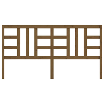 Solid Pine Honey Brown Headboard - 206x4x100 cm