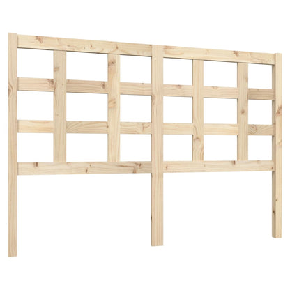 Solid Wood Pine Bed Headboard 140.5x4x100 cm - Elegant Design