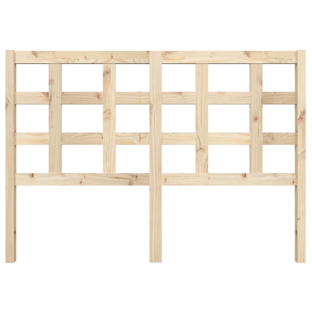 Solid Wood Pine Bed Headboard 140.5x4x100 cm - Elegant Design