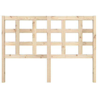 Solid Wood Pine Bed Headboard 140.5x4x100 cm - Elegant Design
