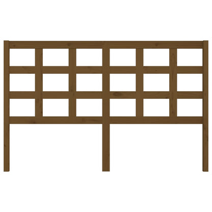 Bed Headboard Honey Brown 156x4x100 cm Solid Wood Pine