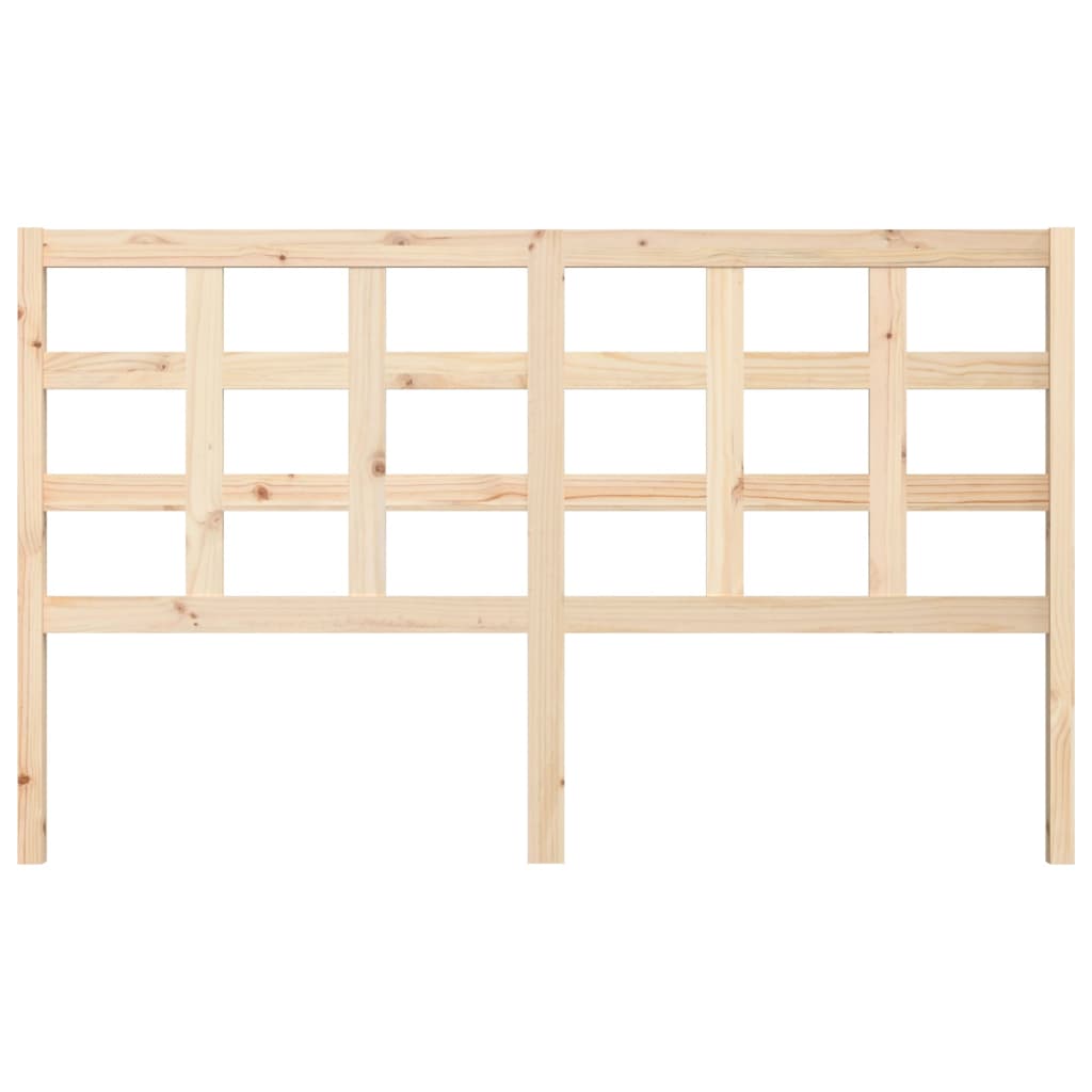 Solid Pine Wood Bed Headboard - 165.5x4x100 cm