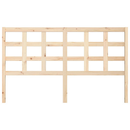 Solid Pine Wood Bed Headboard - 165.5x4x100 cm