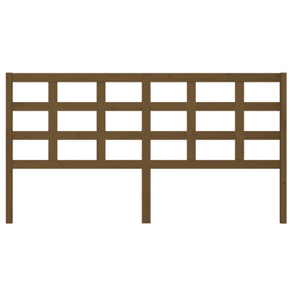 Solid Pine Bed Headboard - Honey Brown, 185.5x4x100 cm
