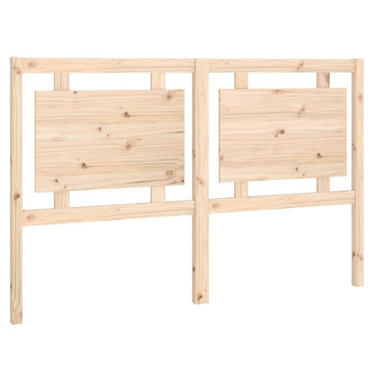 Solid Pine Wood Headboard - 155.5x4x100 cm for Stylish Beds