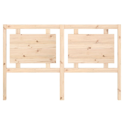 Solid Pine Wood Headboard - 155.5x4x100 cm for Stylish Beds
