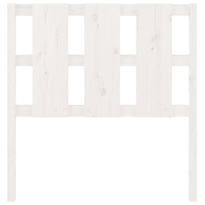 Solid Pine Wood Headboard, White 95.5x4x100 cm, Elegant Design