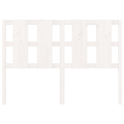 Solid Wood Pine Bed Headboard, White 145.5x4x100 cm