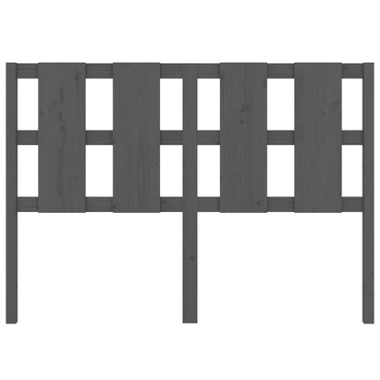 Solid Pine Grey Headboard 145.5x4x100 cm – Elegant Bedroom Upgrade