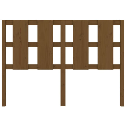 Solid Wood Pine Bed Headboard - Honey Brown 145.5x4x100 cm