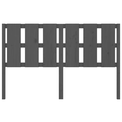 Solid Pine Grey Bed Headboard, 155.5x4x100 cm - Stylish & Durable
