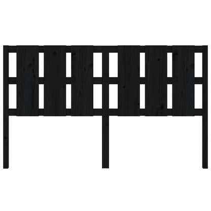 Solid Pine Bed Headboard Black 165.5x4x100 cm - Stylish & Durable