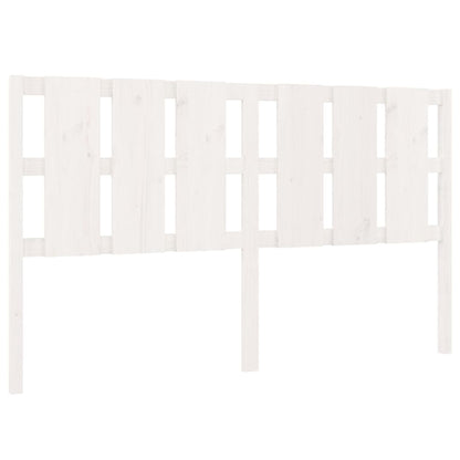Solid Pine White Headboard - 185.5x4x100 cm | Elegant Bedroom Decor