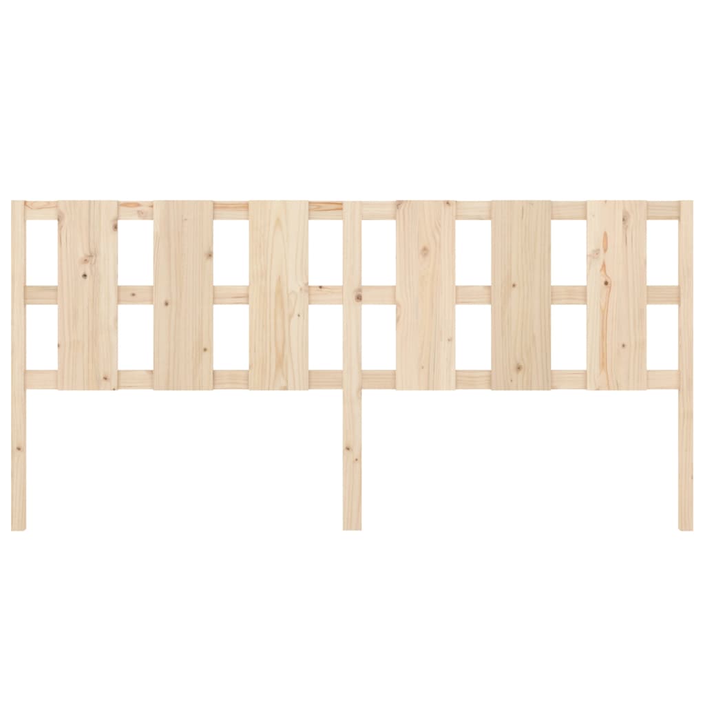 Solid Pine Wood Headboard 205.5x4x100 cm - Stylish Bed Decor