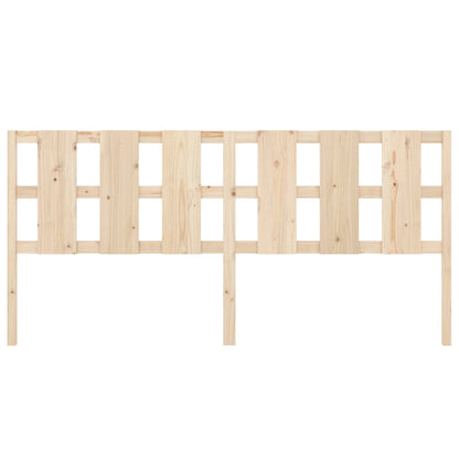 Solid Pine Wood Headboard 205.5x4x100 cm - Stylish Bed Decor
