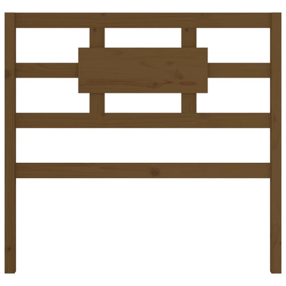 Solid Pine Wood Honey Brown Bed Headboard 95.5x4x100 cm