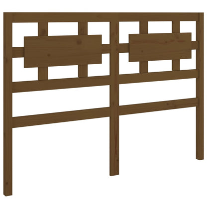 Solid Pine Wood Honey Brown Bed Headboard - 145.5x4x100 cm