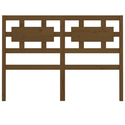 Solid Pine Wood Honey Brown Bed Headboard - 145.5x4x100 cm